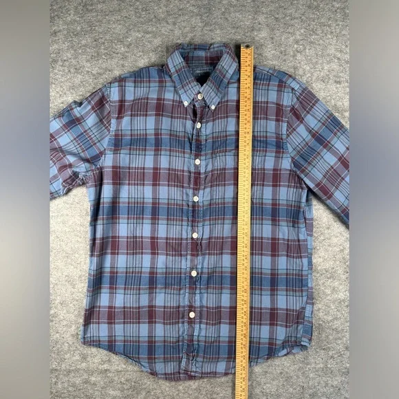 Abercrombie & Fitch Men’s Medium Blue flannel shirt - Picture 3 of 7